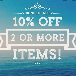 BUNDLE & SAVE! Buy 2 or More Items - Get 10% Off!